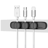 Baseus USB Cable Clip Desk Tidy Organiser Wire Lead Holder with Adhesive Backed